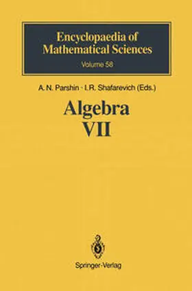 Collins / Kostrikin / Grigorchuk | Algebra VII | E-Book | sack.de