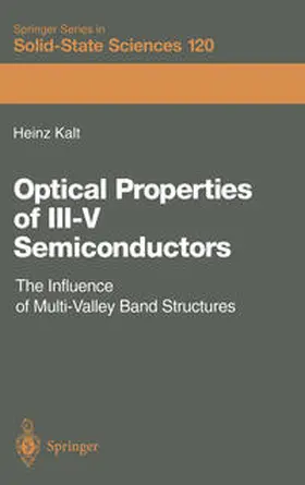Kalt | Optical Properties of III–V Semiconductors | E-Book | sack.de