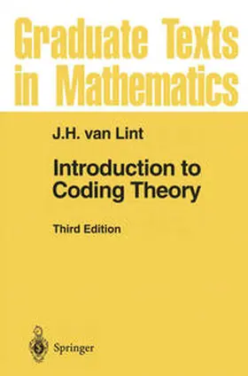Lint |  Introduction to Coding Theory | eBook | Sack Fachmedien