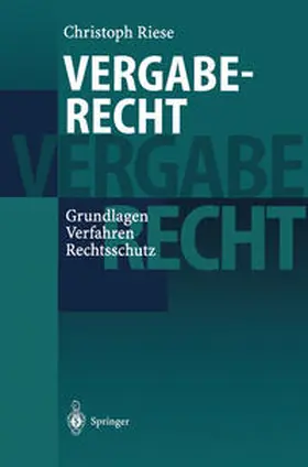Riese | Vergaberecht | E-Book | sack.de