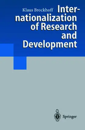 Brockhoff | Internationalization of Research and Development | E-Book | www.sack.de