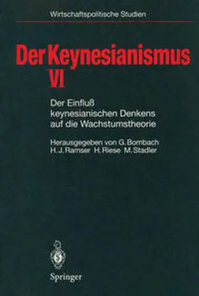 Bombach / Ramser / Riese |  Der Keynesianismus VI | eBook | Sack Fachmedien