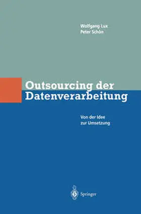 Lux / Schön | Outsourcing der Datenverarbeitung | E-Book | www.sack.de