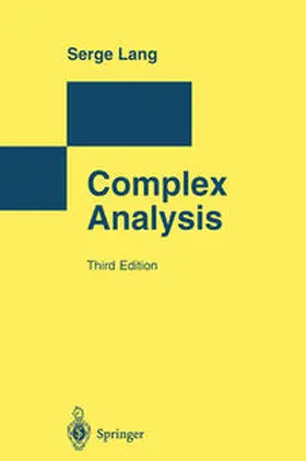 Lang |  Complex Analysis | eBook | Sack Fachmedien