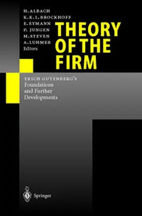 Albach / Brockhoff / Eymann |  Theory of the Firm | eBook | Sack Fachmedien