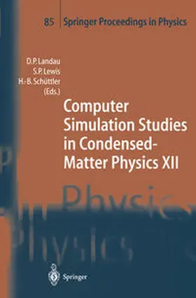 Landau / Lewis / Schüttler |  Computer Simulation Studies in Condensed-Matter Physics XII | eBook | Sack Fachmedien