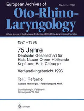 Draf |  Verhandlungsbericht 1996 der Deutschen Gesellschaft für Hals-Nasen-Ohren-Heilkunde, Kopf- und Hals-Chirurgie | eBook | Sack Fachmedien
