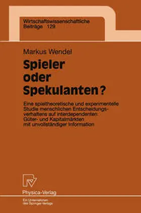 Wendel | Spieler oder Spekulanten? | E-Book | www.sack.de