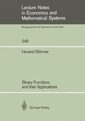 Störmer | Binary Functions and their Applications | E-Book | sack.de