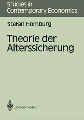 Homburg | Theorie der Alterssicherung | E-Book | sack.de