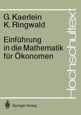 Kaerlein / Ringwald | Einführung in die Mathematik für Ökonomen | E-Book | sack.de
