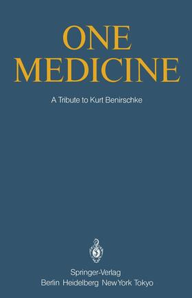 Byrd / Ryder | One Medicine | Buch | 978-3-642-61751-5 | sack.de