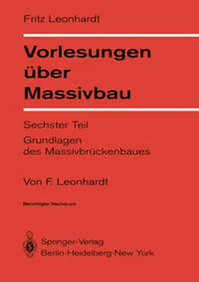 Leonhardt | Vorlesungen über Massivbau | E-Book | www.sack.de