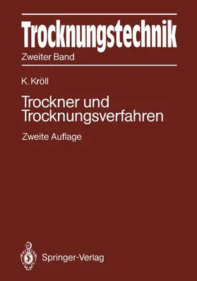 Kröll |  Trocknungstechnik Zweiter Band | Buch |  Sack Fachmedien