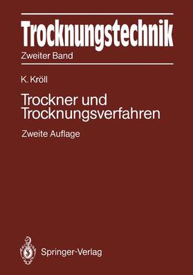 Kröll | Trocknungstechnik Zweiter Band | Buch | sack.de
