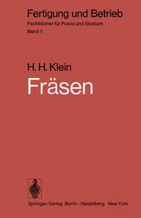 Klein | Fräsen | E-Book | www.sack.de