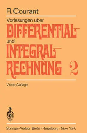 Courant | Vorlesungen über Differential- und Integralrechnung | E-Book | sack.de
