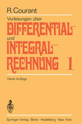Courant | Vorlesungen über Differential- und Integralrechnung | E-Book | www.sack.de
