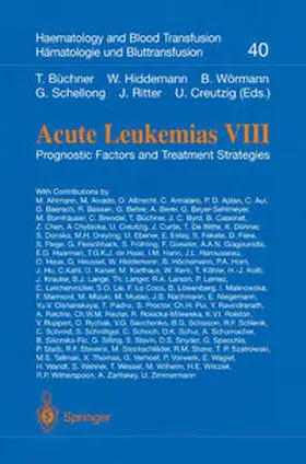 Büchner / Hiddemann / Creutzig | Acute Leukemias VIII | Buch | 978-3-642-62109-3 | sack.de