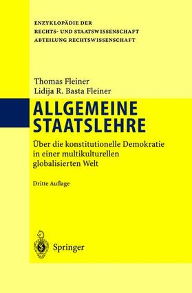 Basta Fleiner / Fleiner |  Allgemeine Staatslehre | Buch |  Sack Fachmedien