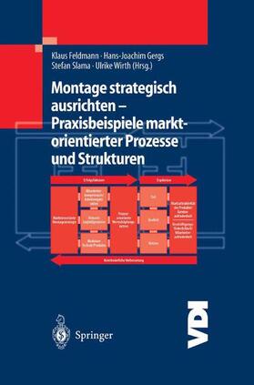 Feldmann / Wirth / Gergs |  Montage strategisch ausrichten ¿ Praxisbeispiele marktorientierter Prozesse und Strukturen | Buch |  Sack Fachmedien