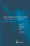 Knobloch |  ¿The shoulders on which we stand¿-Wegbereiter der Wissenschaft | Buch |  Sack Fachmedien