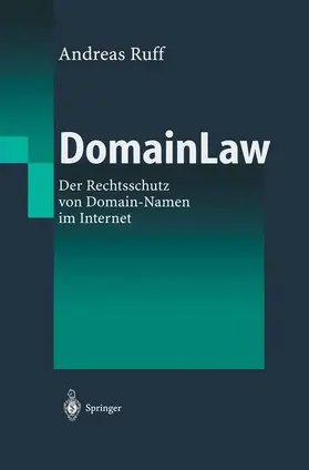 Ruff |  DomainLaw | Buch |  Sack Fachmedien