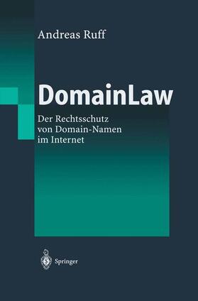 Ruff | DomainLaw | Buch | 978-3-642-62816-0 | sack.de