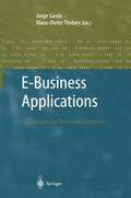Thoben / Gasos |  E-Business Applications | Buch |  Sack Fachmedien