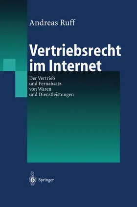 Ruff |  Vertriebsrecht im Internet | Buch |  Sack Fachmedien