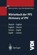 Eversheim / Wiendahl |  Wörterbuch der PPS Dictionary of PPC | Buch |  Sack Fachmedien
