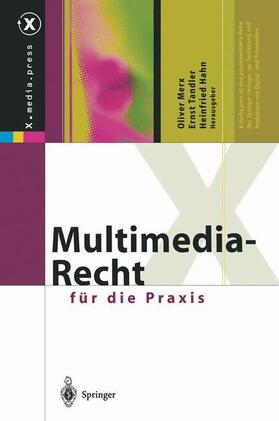 Merx / Tandler / Hahn | Multimedia-Recht für die Praxis | Buch | 978-3-642-63123-8 | sack.de