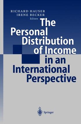 Becker / Hauser | The Personal Distribution of Income in an International Perspective | Buch | 978-3-642-63195-5 | sack.de