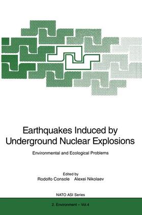 Nikolaev / Console |  Earthquakes Induced by Underground Nuclear Explosions | Buch |  Sack Fachmedien