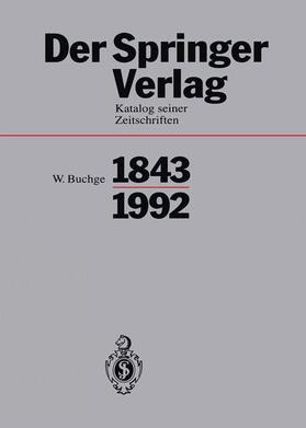 Buchge | Der Springer-Verlag | Buch | 978-3-642-63421-5 | sack.de