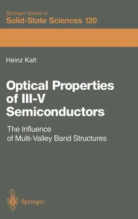 Kalt |  Optical Properties of III-V Semiconductors | Buch |  Sack Fachmedien