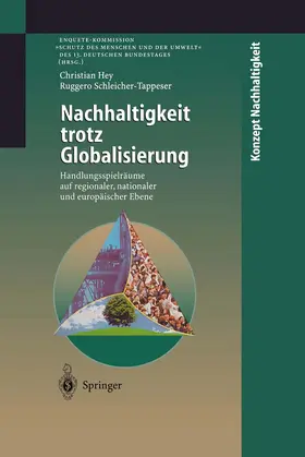 Hey / Schleicher-Tappeser |  Nachhaltigkeit trotz Globalisierung | Buch |  Sack Fachmedien