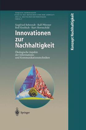 Pfitzner / Behrendt / Kreibich | Innovationen zur Nachhaltigkeit | Buch | 978-3-642-63779-7 | sack.de