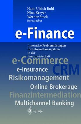 Buhl / Steck / Kreyer | e-Finance | Buch | sack.de