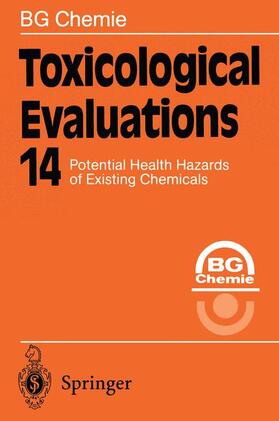 Chemie | Toxicological Evaluations | Buch | 978-3-642-64143-5 | sack.de