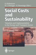 Hohmeyer / Rennings / Ottinger |  Social Costs and Sustainability | Buch |  Sack Fachmedien