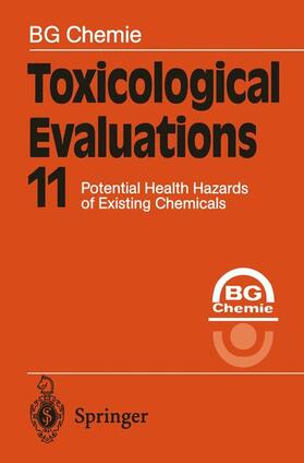 Chemie | Toxicological Evaluations 11 | Buch | 978-3-642-64423-8 | sack.de