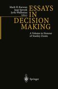 Mark / Wallenius / Spronk |  Essays In Decision Making | Buch |  Sack Fachmedien