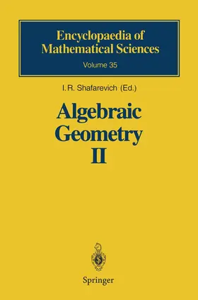 Shafarevich |  Algebraic Geometry II | Buch |  Sack Fachmedien