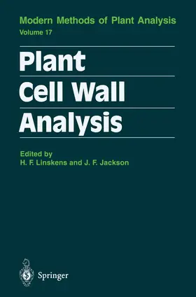Linskens / Jackson |  Plant Cell Wall Analysis | Buch |  Sack Fachmedien