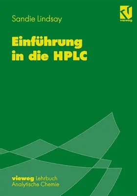 Lindsay |  Einführung in die HPLC | Buch |  Sack Fachmedien