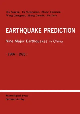 Ma / Fu / Zhang |  Earthquake Prediction | Buch |  Sack Fachmedien