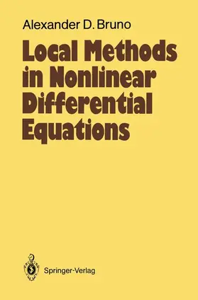 Bruno |  Local Methods in Nonlinear Differential Equations | Buch |  Sack Fachmedien