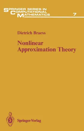 Braess |  Nonlinear Approximation Theory | Buch |  Sack Fachmedien