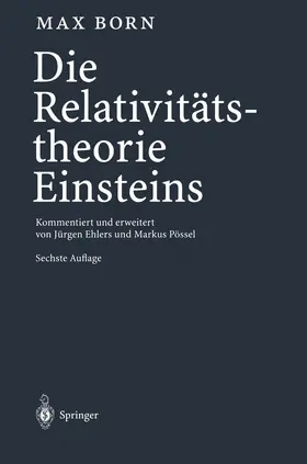 Born |  Die Relativitätstheorie Einsteins | Buch |  Sack Fachmedien
